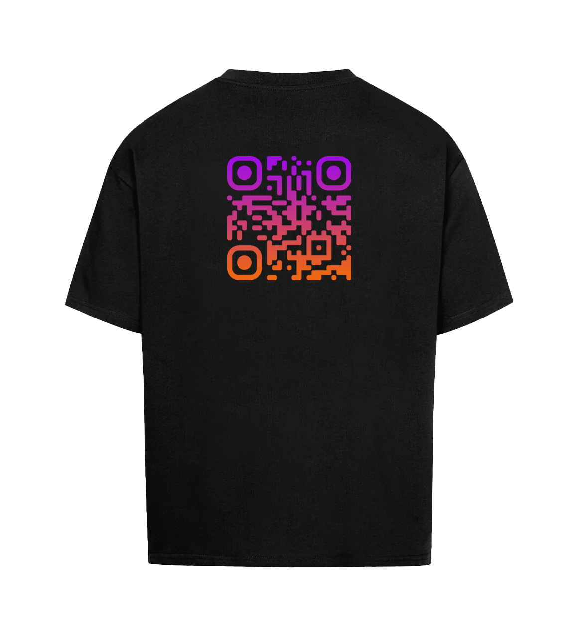 SUNSET Oversized QR Code Shirt Unisex