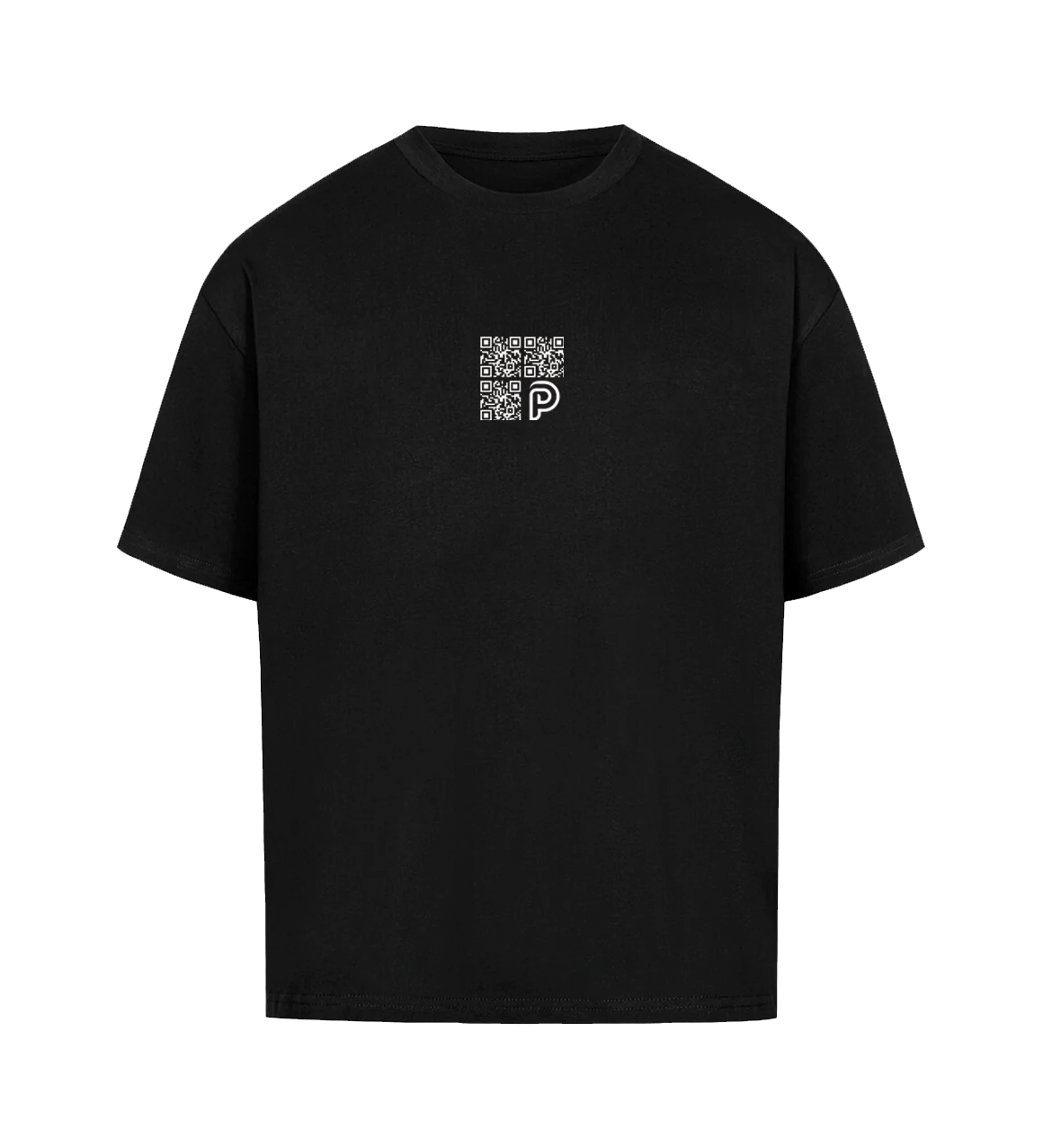 CYBERPUNK Oversized QR Code Shirt Unisex