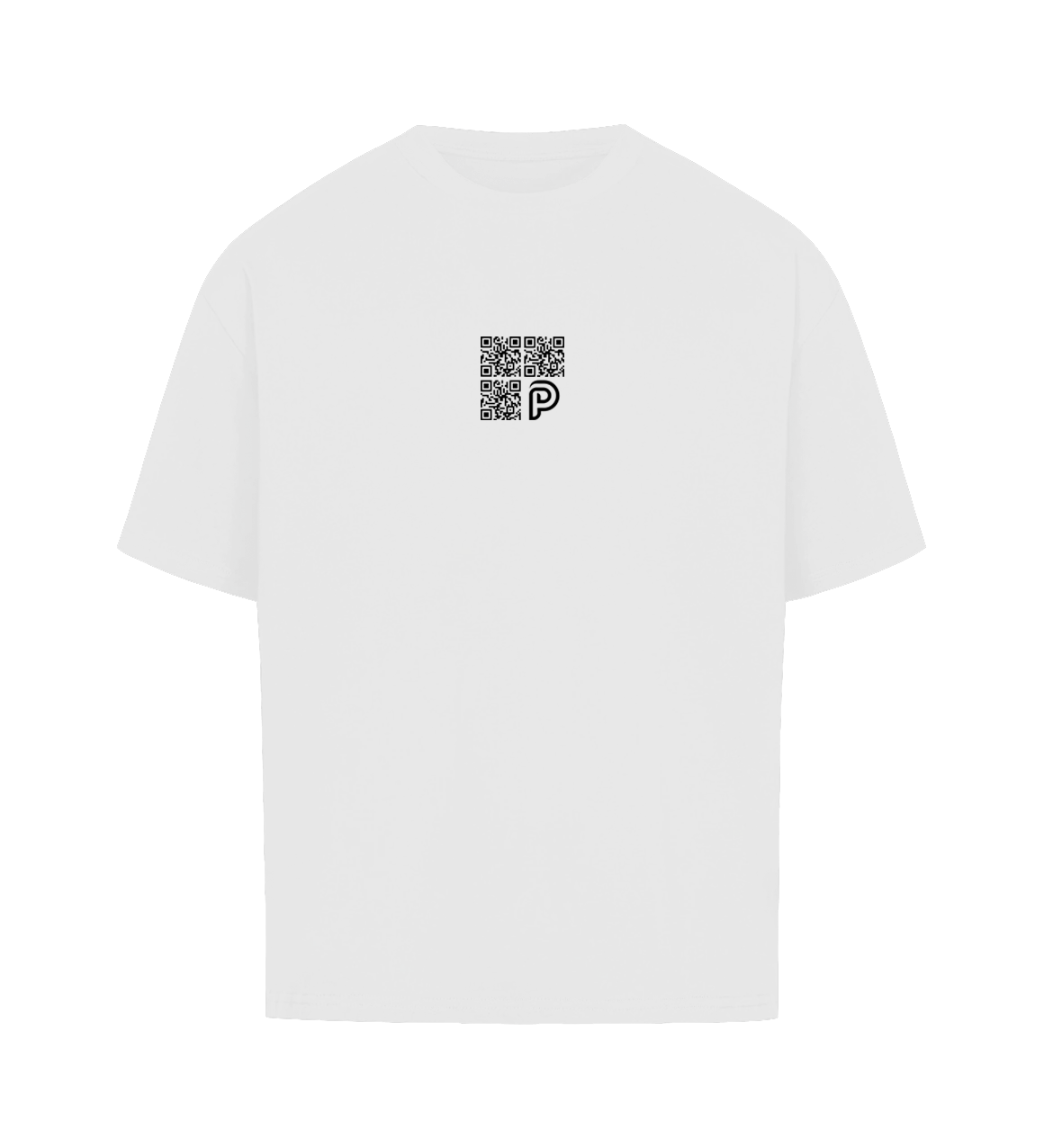 WANNA HANG OUT? Oversized QR Code Shirt Unisex