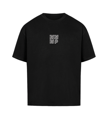 CYBERPUNK Oversized QR Code Shirt Unisex